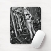 Hot Vrouw Fitness Girls Muismat (Met muis)