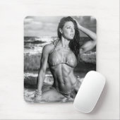 Hot Vrouw Fitness Girls Muismat (Met muis)