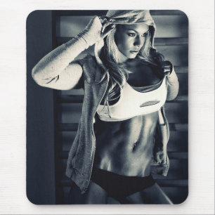 Hot Vrouw Fitness Girls Muismat