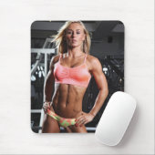 Hot Vrouw Fitness Girls Muismat (Met muis)