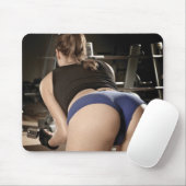 Hot Vrouw Fitness Girls Muismat (Met muis)