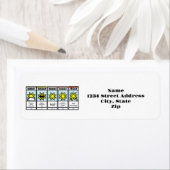 Hot Weather Forecast Return Address Labels (Insitu)
