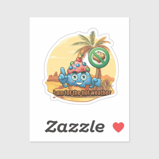 Hot Weather Hero Sticker (Vel)
