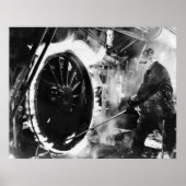 Hot Wheel, jaren '40 Poster (Voorkant)