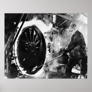 Hot Wheel, jaren '40 Poster