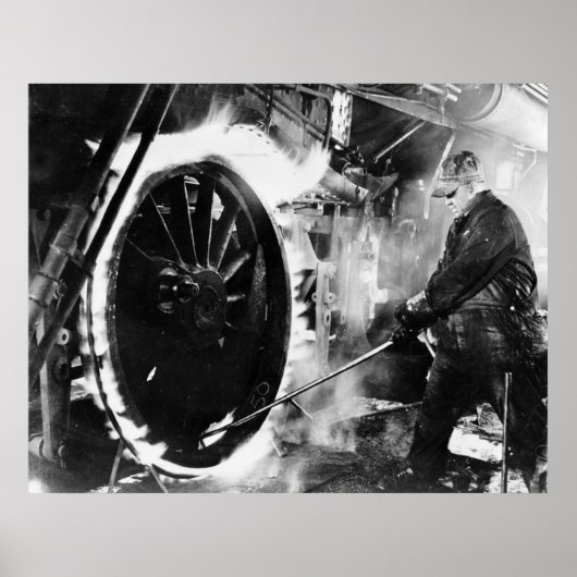 Hot Wheel, jaren '40 Poster (Voorkant)