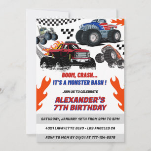 Hot wheels feestelijke uitnodigingen Jongens Boom 