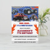 Hot wheels feestuitnodigingen Foto Bash Kaart (Staand voorkant)