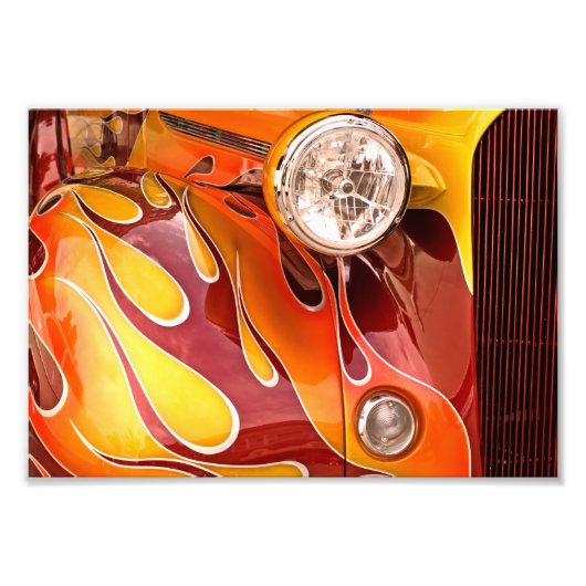 Hot Wheels. Foto Afdruk (Voorkant)