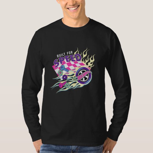 Hot Wheels - Gebouwd voor snelheid T-shirt (Voorkant)