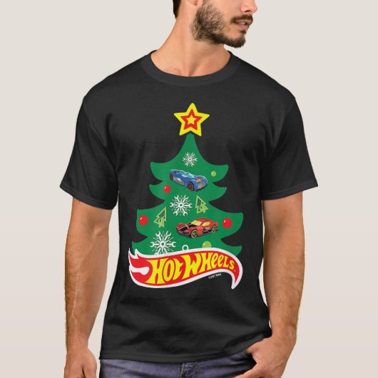Hot Wheels - Hot Wheels-kerstboom T-shirt (Voorkant)