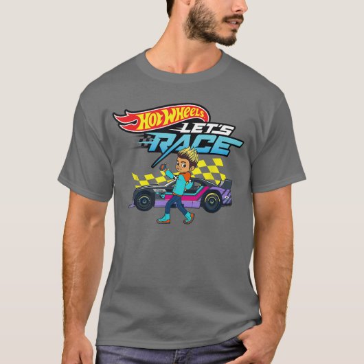 Hot Wheels Lets Race Coop In It to Win It T-shirt (Voorkant)