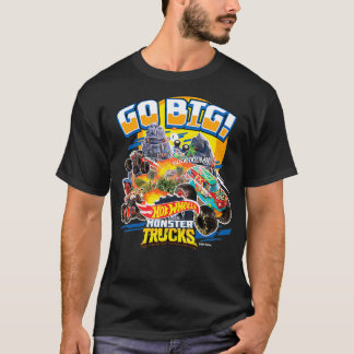 Hot Wheels Monster Trucks Go Big T-shirt