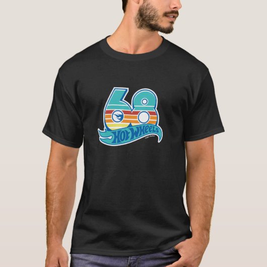 Hot Wheels Zomerretro 68 Logo Swea T-shirt (Voorkant)