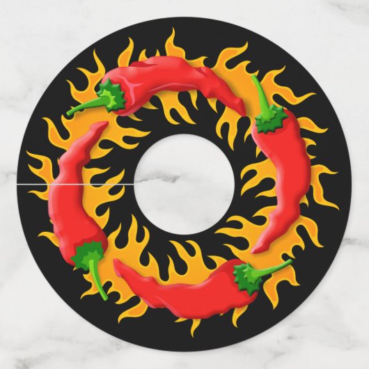 HOT WIJNGLASLABEL (Achterkant)