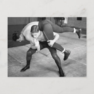 Hot Wrestlers Briefkaart