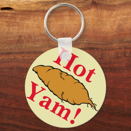 Hot Yam! Button Sleutelhanger (Voorkant)