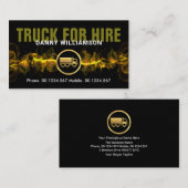 Hot Yellow Electric bliksemveer Visitekaartje (Voorkant / Achterkant)