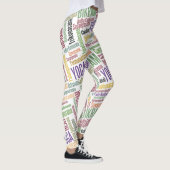 Hot Yoga, Bikram Yoga Positions Asanas Leggings (Rechts)