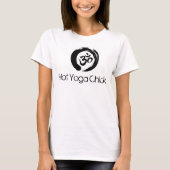 Hot Yoga Chick T-shirt (Voorkant)