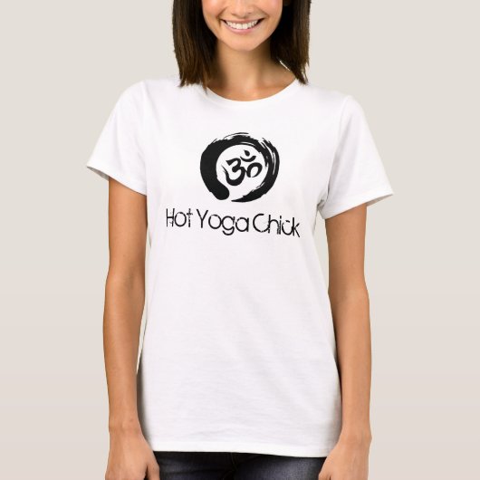 Hot Yoga Chick T-shirt (Voorkant)