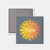 Hot Yoga Sun Magneet (Voorkant / Achterkant)
