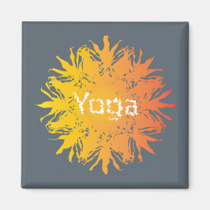 Hot Yoga Sun Magneet