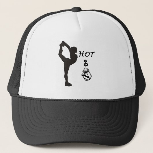 Hot Yoga Trucker Pet (Voorkant)