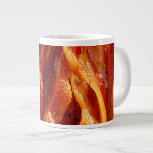 Hot Yummy Salty Bacon Decor Grote Koffiekop (Voorkant rechts)