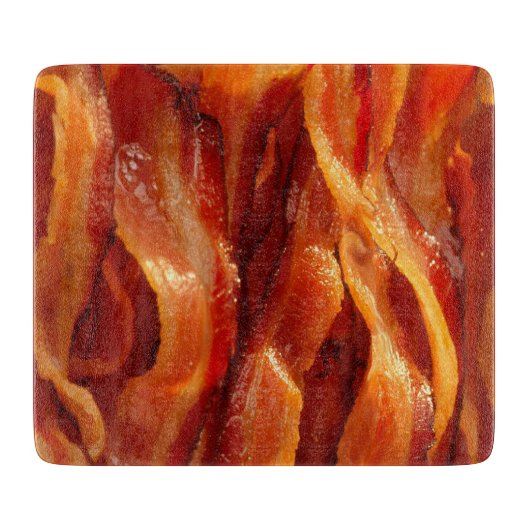 Hot Yummy Salty Bacon Decor Snijplank (Voorkant)