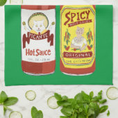 HOT ZEGT Spicy Cat Picante Green Theedoek (Gevouwen)