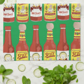 HOT ZEGT Spicy Cat Picante Green Theedoek (Gevouwen)