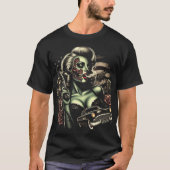 Hot Zombie Woman T-shirt (Voorkant)