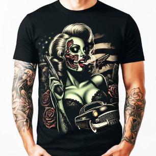 Hot Zombie Woman T-shirt