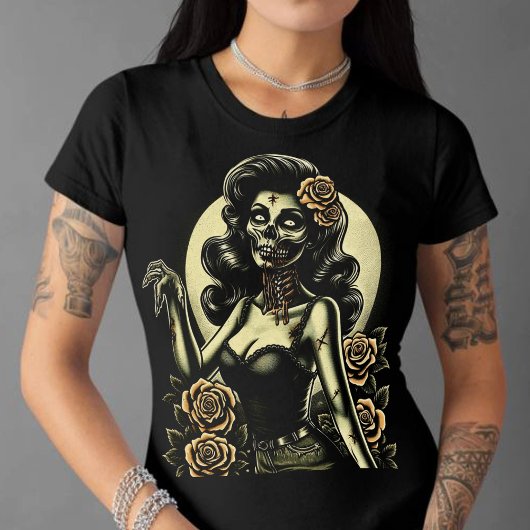 Hot Zombie Woman T-shirt
