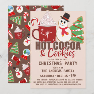 Hotcacao en koekjes Quote Cute Kerstmis Kaart