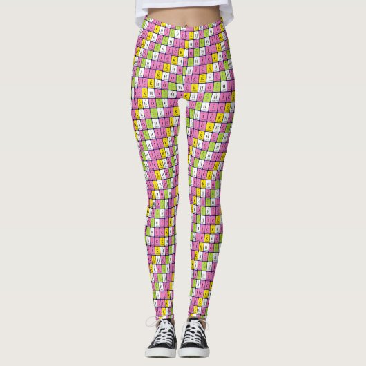 HotChick periodieke leggings voor woorden (1) (Voorkant)