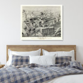 Hotchkiss Bros & Co Canvas Afdruk (Insitu (Slaapkamer))