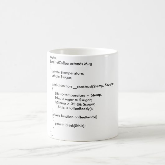 HotCoffee PHP klasse Mok (Center)