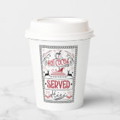 hotco's die hier zijn kerstfeest papieren bekers (Voorkant)