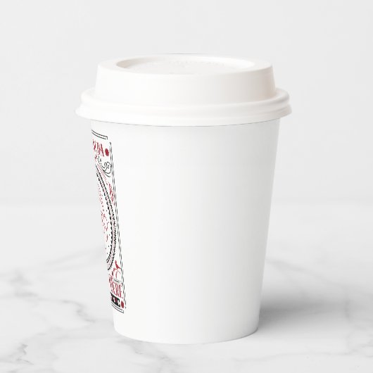 hotco's die hier zijn kerstfeest papieren bekers (Links)