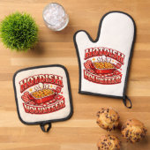 HOTDISH-vrijwilliger Ovenwant & Pannenlap Set (Top down)