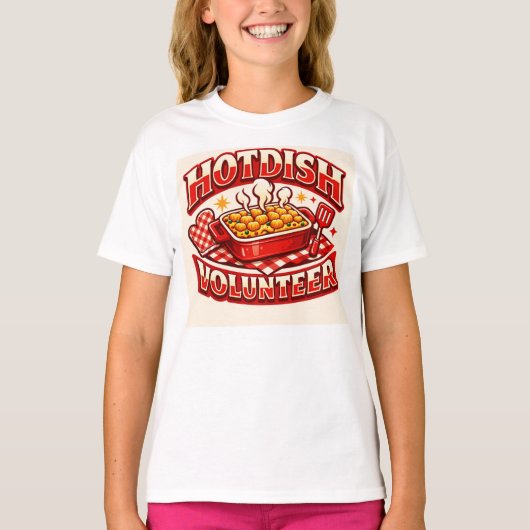 HOTDISH Vrijwilliger T-shirt (Voorkant)