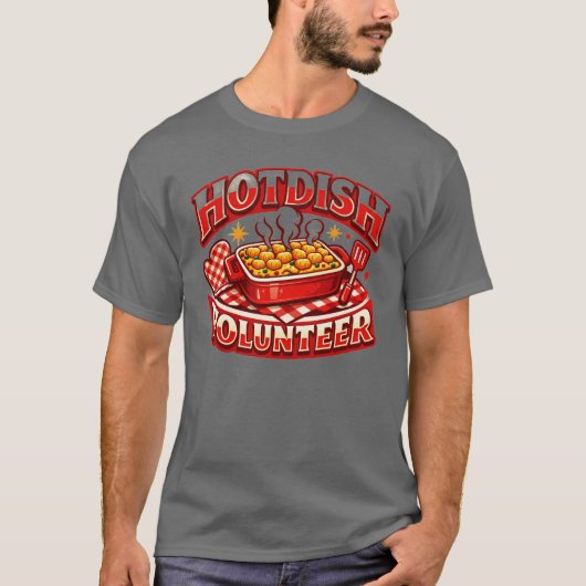 HOTDISH-vrijwilliger T-shirt (Voorkant)