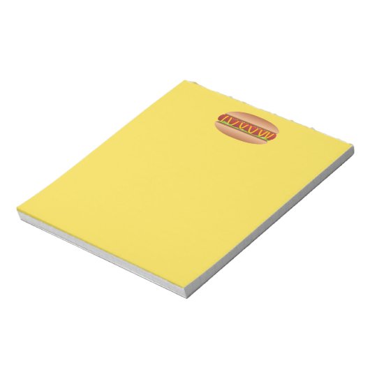 Hotdog afbeelding notitieblok (Linkerzijde)