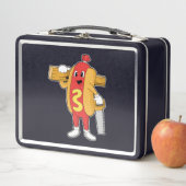 Hotdog als Carpenter met Saw & Hood (In situ)