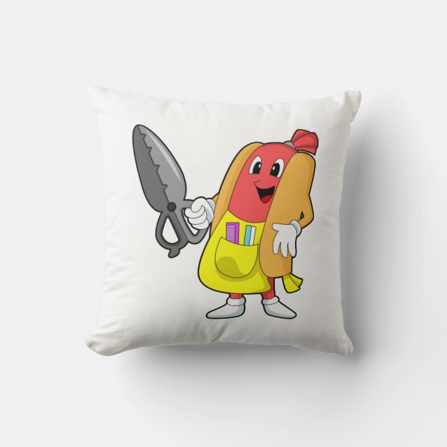 Hotdog als Kapper met Scharen Kussen (Voorkant)