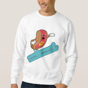 Hotdog als skijumper met Ski.PNG Trui