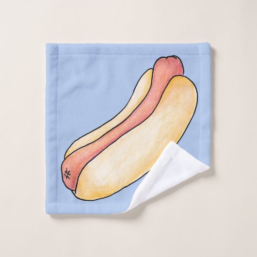 hotdog bad handdoek (Wasdoekje)
