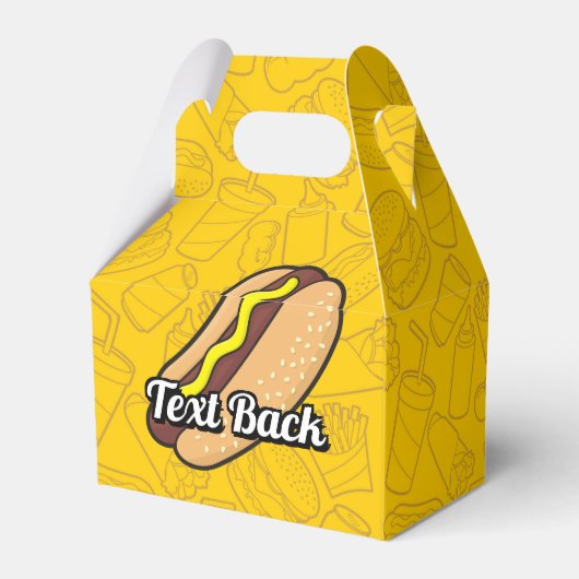 Hotdog Bedankdoosjes (Achterkant)
